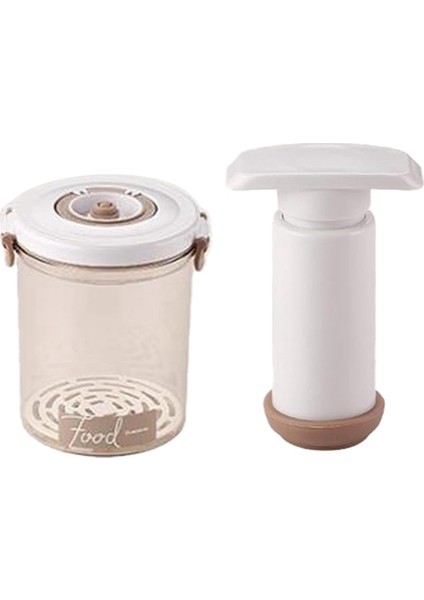 Manuel Pompalı Gıda Saklama Için Vakum Kapları, Taşınabilir Kiler Evrensel Vakum Mühürleyen 1.45L (Yurt Dışından)