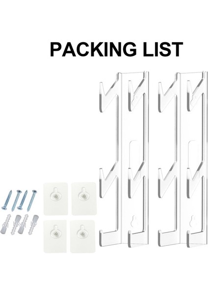 2 Adet 2 Katmanlı Evrensel Oyun Denetleyicisi Kulaklık Tutucu Standı Denetleyici Standı Şeffaf Kulaklık Tutucu (Yurt Dışından) modelleri