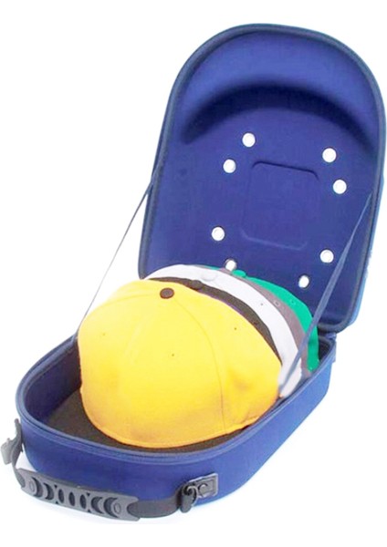 Seyahat Çantası Beyzbol Şapkası Durumda Unisex Taşınabilir Açık Spor Şapka Saklama Çantası Taşıyıcı Kutu Ekran Eva Şapka Kap Taşıma Çantası (Yurt Dışından) modelleri