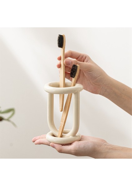 Seramik Diş Fırçası Tutucu Banyo Rafları Diş Macunu Tutucu Depolama Rafı Banyo Ürün Raf Masaüstü Storageholdera (Yurt Dışından) modelleri