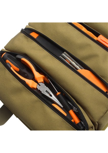 Çok Fonksiyonlu Taşınabilir Oxford Kumaş Ev Araba Aracı Depolama Rulo Çanta Donanım Kiti Elektrikçi Alet Çantası Siyah (Yurt Dışından) modelleri