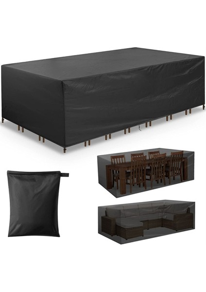 Veranda Mobilya Seti Kapak Su Geçirmez, Ağır Hizmet Mobilyaları Açık Kesit Koltuk Takımı Hasır Rattan Masa Xl Için Kapakları (Yurt Dışından) fiyatları