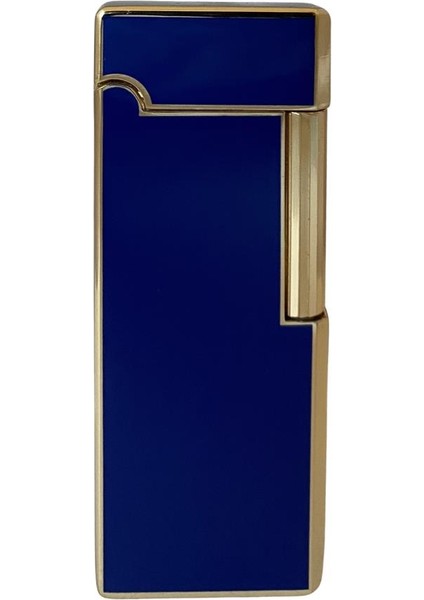 Mavi-Gold Slim Soft Flame Çakmak