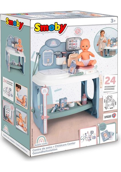 Smoby Elektronik Bebek Bakım Merkezi Oyun Seti 240305