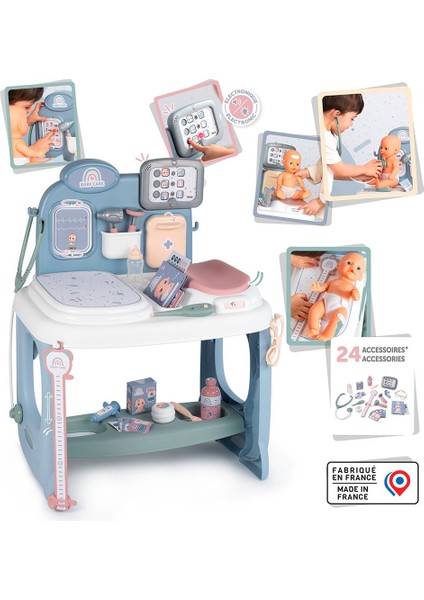 Smoby Elektronik Bebek Bakım Merkezi Oyun Seti 240305