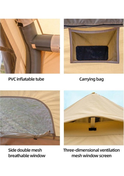 Burton Glamping Cotton Inflatable Şişme Çadır