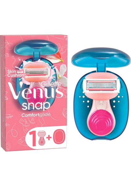 Gillette Venus Snap Breeze Kadın Tıraş Makinesi Seyahat Boyu