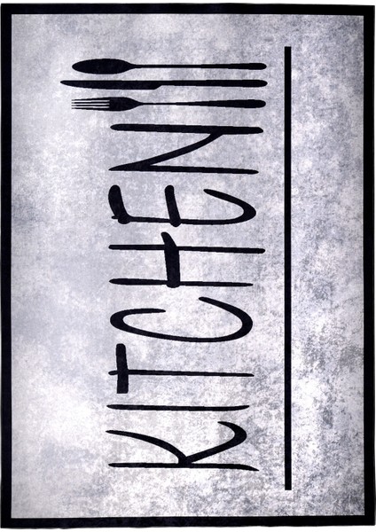 Yıkanabilir Mutfak Desenli Kaymaz Taban Dijital Baskı Halı fiyatları