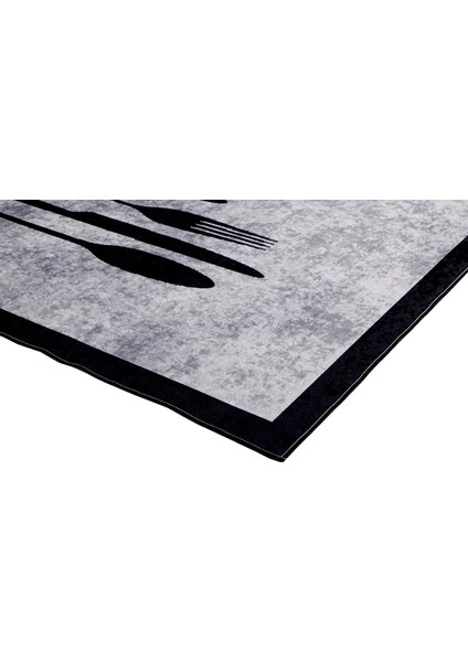 Yıkanabilir Mutfak Desenli Kaymaz Taban Dijital Baskı Halı modelleri