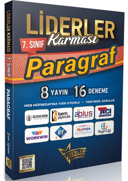 7. Sınıf Paragraf Denemeleri 8 Yayın 16 Deneme