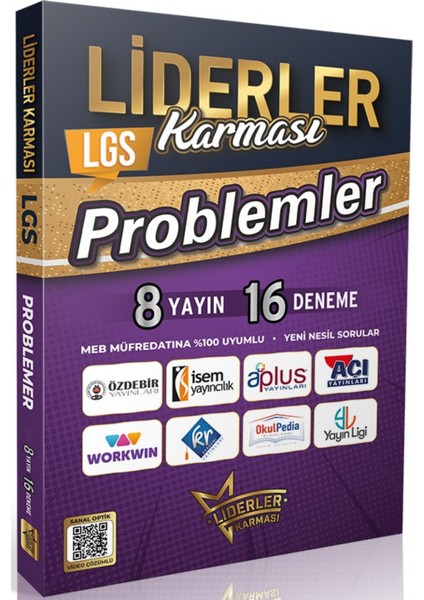 LGS Problemler Denemeleri 8 Yayın 16 Deneme