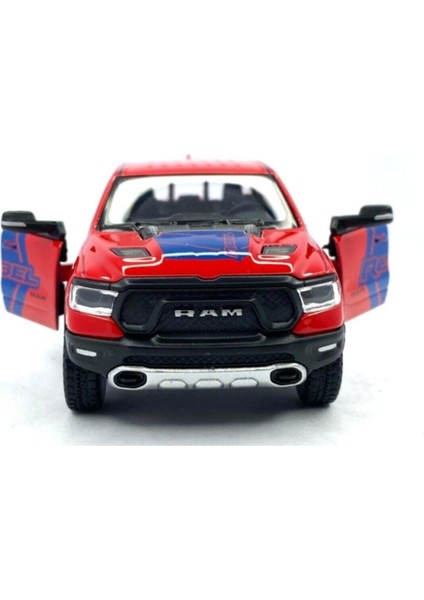 2019 Dodge Ram 1500 W - Çek Bırak 5inch. Lisanslı Model Araba, Oyuncak Araba 1:46