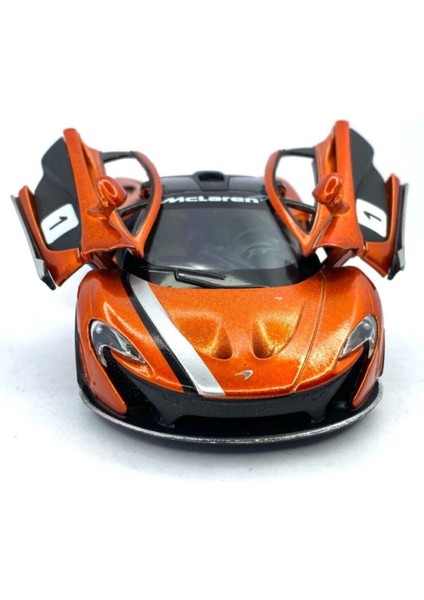 Mclaren P1 (Modifiyeli) - Çek Bırak 5inch. Lisanslı Model Araba, Oyuncak Araba 1:36 modelleri