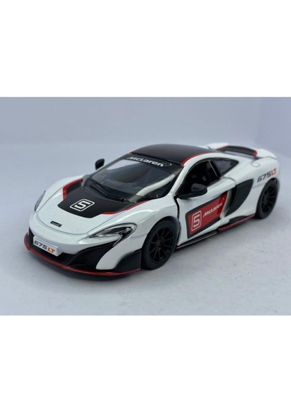 Mclaren 675LT (Modifiyeli) - Çek Bırak 5inch. Lisanslı Model Araba, Oyuncak Araba 1:36