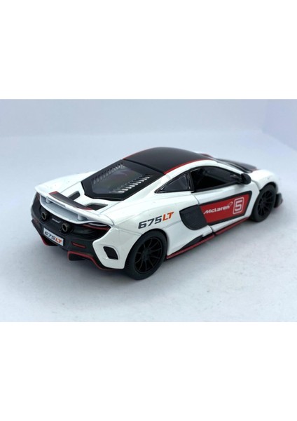 Mclaren 675LT (Modifiyeli) - Çek Bırak 5inch. Lisanslı Model Araba, Oyuncak Araba 1:36