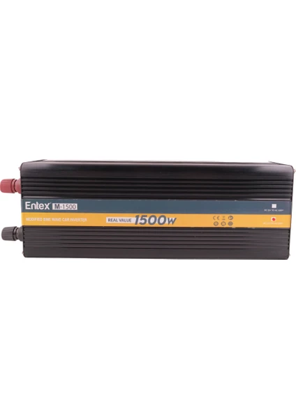 24V Volt 1.5kw 1500W Watt Modifiye Sinus Inverter 220 Çevirici Invertör Dijital Ekranlı Dönüştürücü