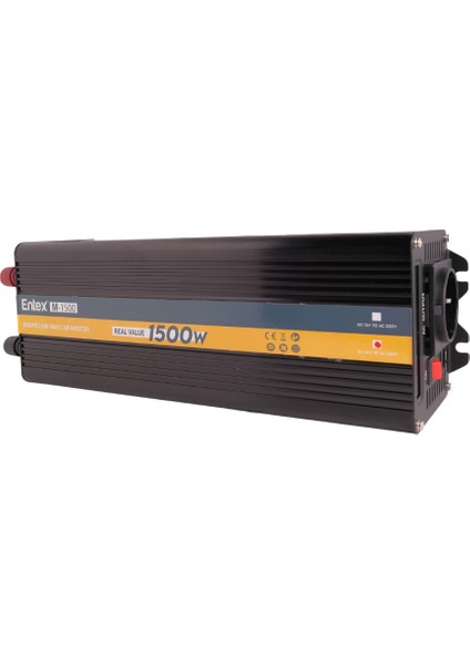 24V Volt 1.5kw 1500W Watt Modifiye Sinus Inverter 220 Çevirici Invertör Dijital Ekranlı Dönüştürücü