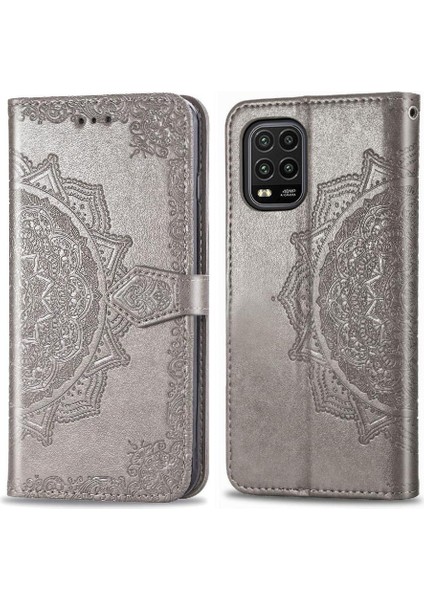 Xiaomi 10 Lite 5g Için Zarif Desen Darbeye Deri Kılıf Kapak (Yurt Dışından)