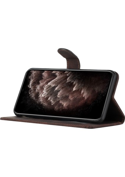 Huawei Magic 5 Pro Kullanışlı Stand Özellikli Cüzdan Kılıf Pu Deri Kart Kılıfı (Yurt Dışından)