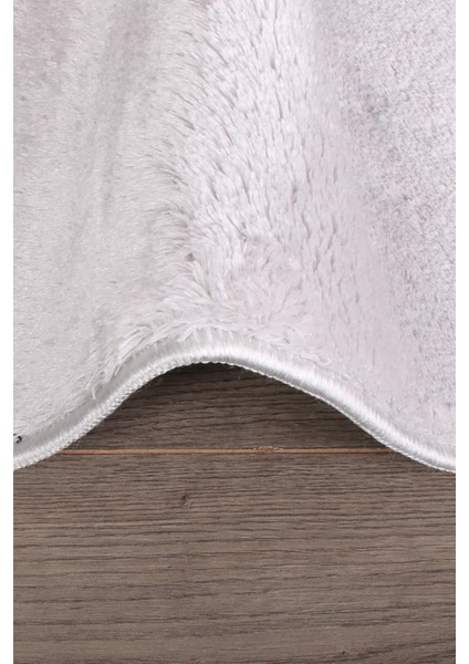 Relax Gri 80X150 + 50X80 cm Büyük Ebat 2'li Banyo Halısı Paspası Seti Kaymaz Klozet Takımı