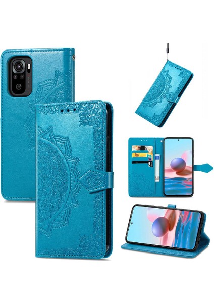 Redmi Not 10 Için Kılıf 4g Deri Kılıf Kapak Çevirin Basit Iş Desen (Yurt Dışından) modelleri