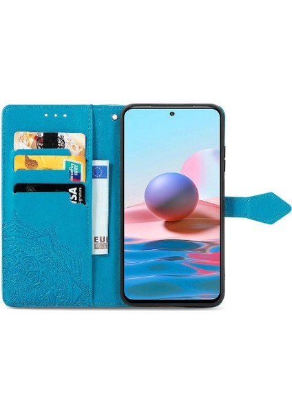 Redmi Not 10 Için Kılıf 4g Deri Kılıf Kapak Çevirin Basit Iş Desen (Yurt Dışından) fırsatları