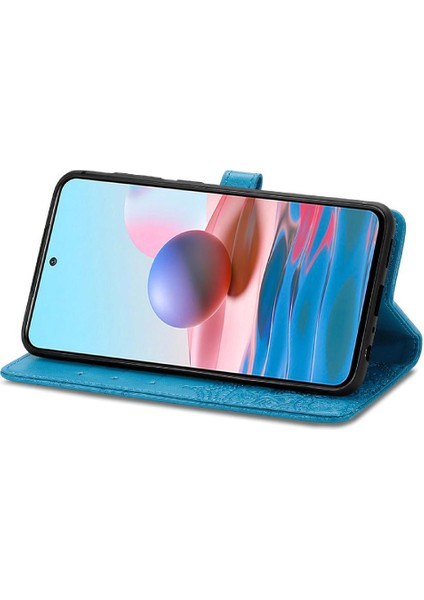 Redmi Not 10 Için Kılıf 4g Deri Kılıf Kapak Çevirin Basit Iş Desen (Yurt Dışından) indirimleri