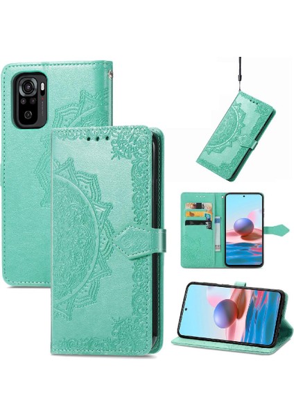 Redmi Not 10 Için Kılıf 4g Deri Kılıf Kapak Çevirin Basit Iş Desen (Yurt Dışından) modelleri