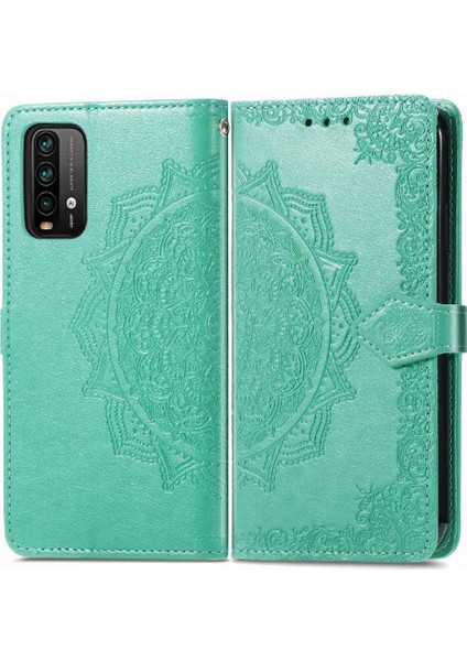 Redmi Not 9 4g Flip Kapak Için Kılıf Zarif Desen Darbeye Basit (Yurt Dışından)