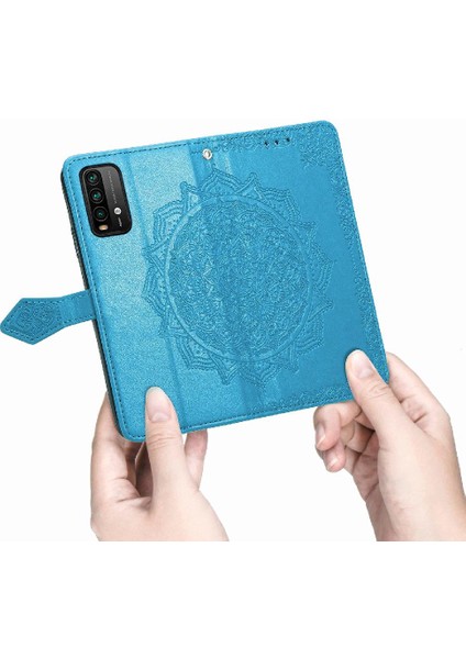 Redmi Not 9 4g Flip Kapak Için Kılıf Zarif Desen Darbeye Basit (Yurt Dışından)
