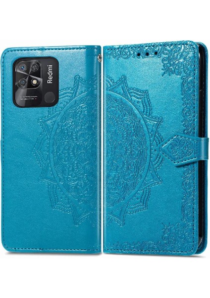 Redmi 10C Flip Kapak Kılıf Için Kılıf Darbeye Zarif Desen (Yurt Dışından)