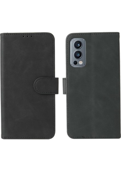Oneplus Nord 2 Kart Ekleme Deri Için Kılıf Folio Flip Case Tam (Yurt Dışından)