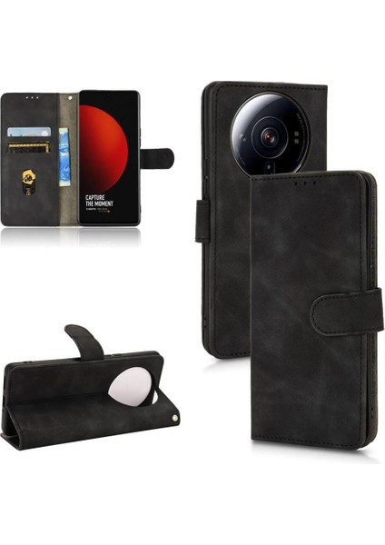 Kart Flip ile Xiaomi 12 Ultra Koruyucu Kapak Kartı Ekleme Için Kılıf (Yurt Dışından)
