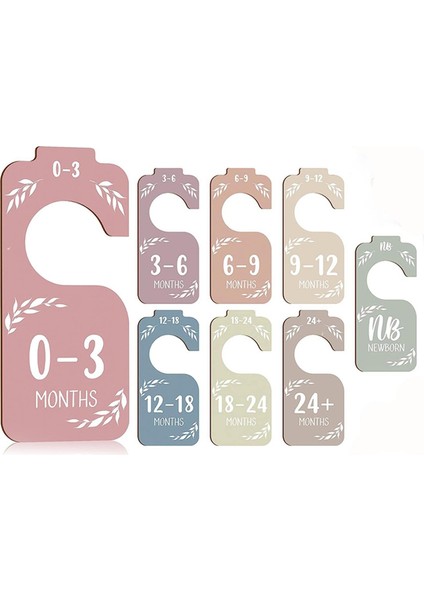 8 Adet Bebek Dolap Bölücüler Yeni Ebeveynler Için Güzel Giysiler Boyut Bölücü (Yurt Dışından) fırsatları