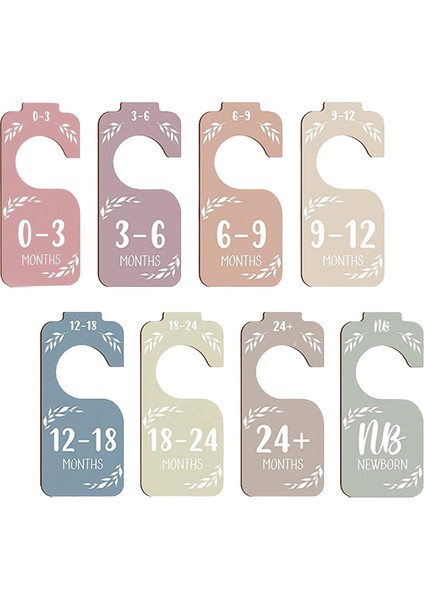 8 Adet Bebek Dolap Bölücüler Yeni Ebeveynler Için Güzel Giysiler Boyut Bölücü (Yurt Dışından) indirimleri