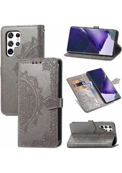 Samsung S22 Ultra Deri Kılıf Basit Iş Zarif Desen (Yurt Dışından) fiyatları