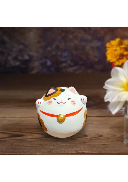 Seramik Kedi Heykeli Figürler Oturma Odası Ev Kitaplık Mini Tumbler (Yurt Dışından) fırsatları