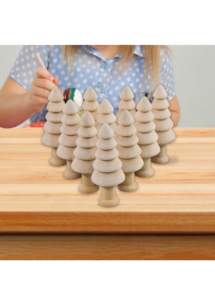 10X Dıy Boyama Bitmemiş Ahşap Kitaplık Oturma Odası Için .5cmx6.3cm (Yurt Dışından) fiyatları