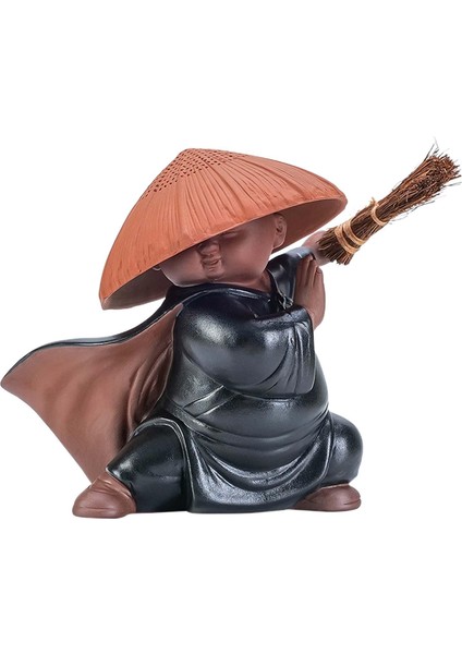 Küçük Keşiş Heykeli Mini Çay Pet Heykel Üstü Yemek Odası Çay Odası Için (Yurt Dışından) indirimleri