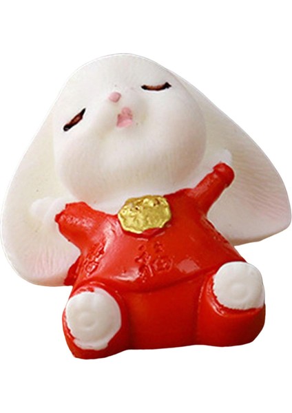 Yaratıcı Tavşan Heykeli Peyzaj Masaüstü Süs Hayvan Modeli Küçük Tavşan 2.3cmx2.9cm (Yurt Dışından) fırsatları