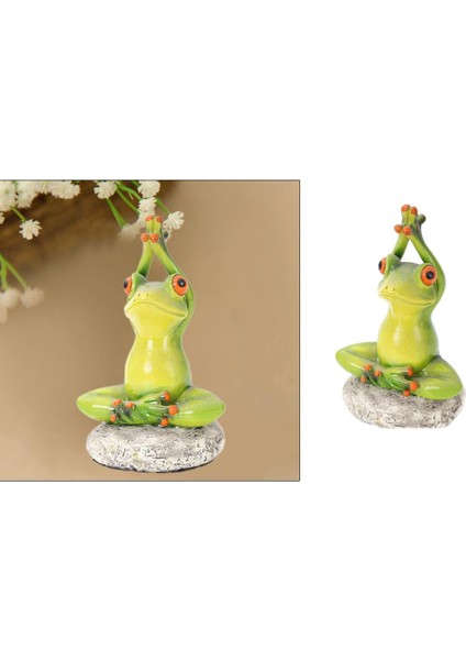 Reçine Kurbağa Ayakta Oturan Heykeli Heykel ve Süsleme 11X5X9.5CM (Yurt Dışından) indirimleri