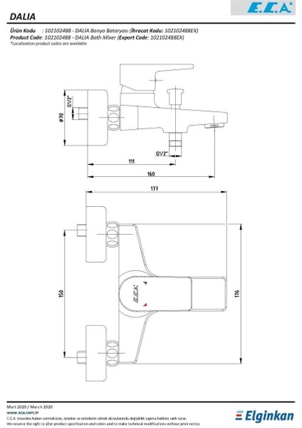 Dalıa Banyo Bataryası 102102488 fiyatları