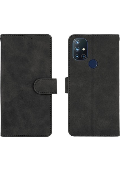 Oneplus Nord N10 Koruyucu Kapak Kartı Ekleme Deri Folyo Için Kılıf (Yurt Dışından)