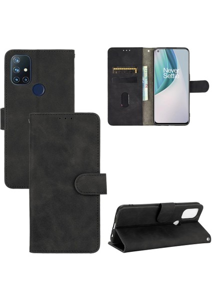 Oneplus Nord N10 Koruyucu Kapak Kartı Ekleme Deri Folyo Için Kılıf (Yurt Dışından)