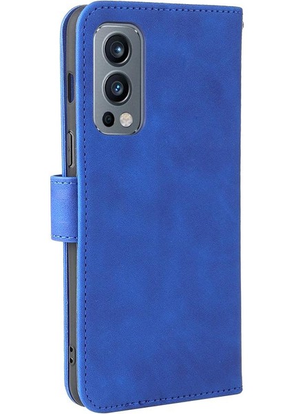 Oneplus Nord 2 Kart Ekleme Deri Için Kılıf Folio Flip Case Tam (Yurt Dışından)