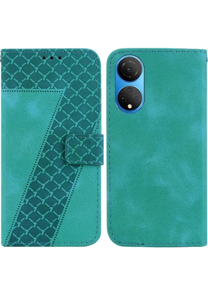 Onur X7 Kart Yuvası Fonksiyonu Için Kılıf Cüzdan Kabartmalı Desen Flip Folio Pu (Yurt Dışından)