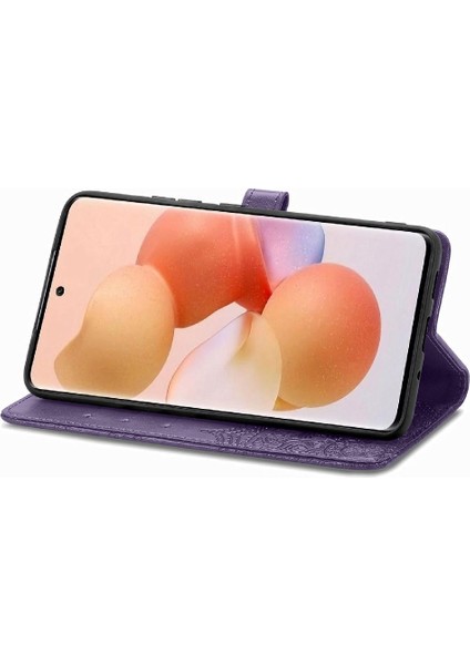 Xiaomi 12 Lite Için Kılıf Zarif Desen Kapak Kapak Darbeye Basit (Yurt Dışından)