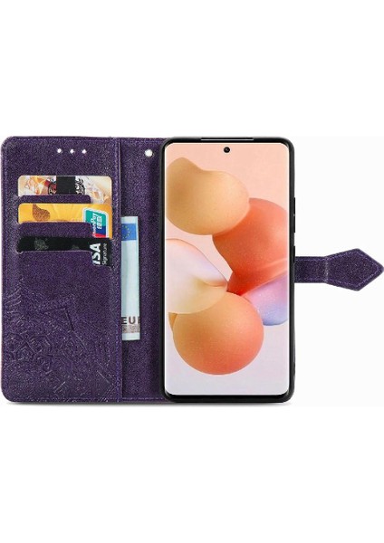 Xiaomi 12 Lite Için Kılıf Zarif Desen Kapak Kapak Darbeye Basit (Yurt Dışından)
