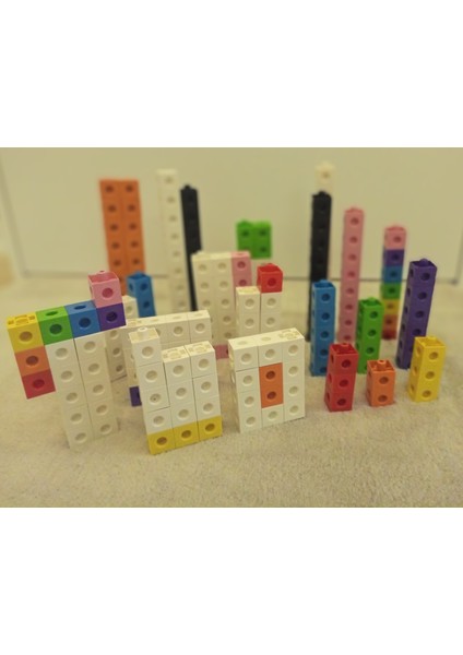 Numberblocks 1-20 Matematik Eğitici Geçmeli Birim Küpler Bloklar