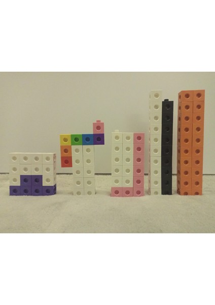Numberblocks 1-20 Matematik Eğitici Geçmeli Birim Küpler Bloklar modelleri